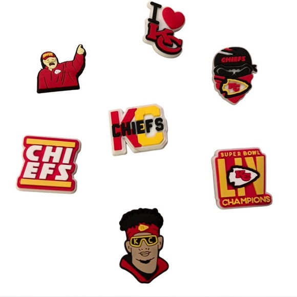 Kansas City Chiefs Shoe Charms Set - Picture 3 of 3